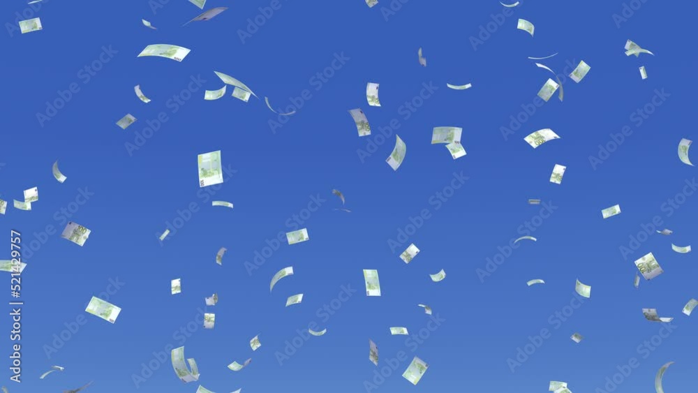 Money falling down from the sky Money falling down from the sky