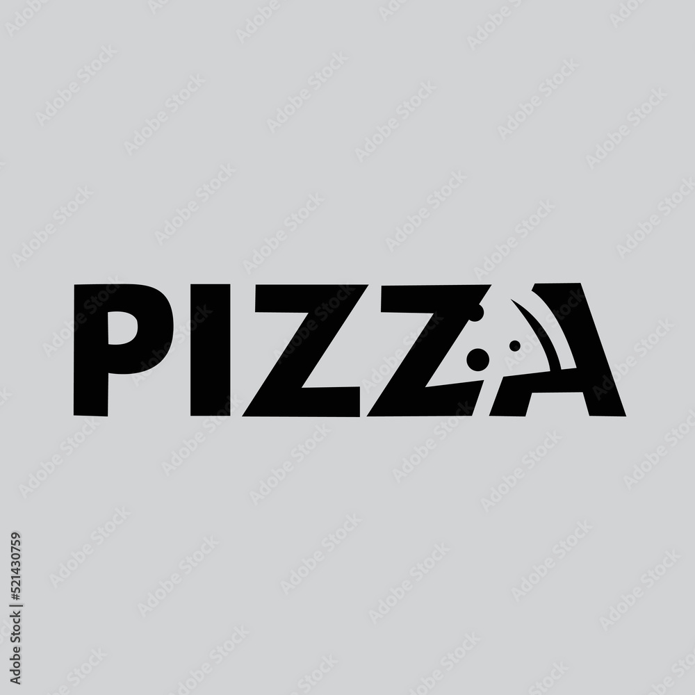 Creative pizza restaurant logo design template.jpg