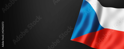 Czech flag banner photo