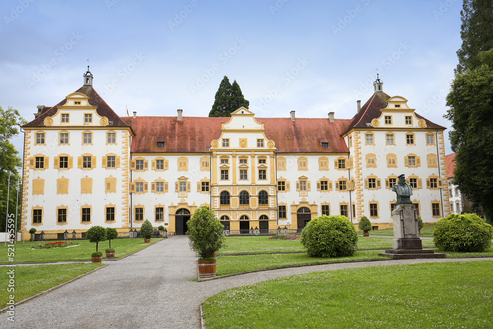 exteriors of Salem abbey, bavaria, germany