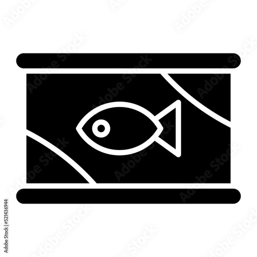 Canned Food Glyph Icon