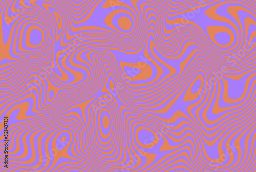 Abstract fluid pattern. Fluid wavy lines. Dynamic liquid. Retro background vector print