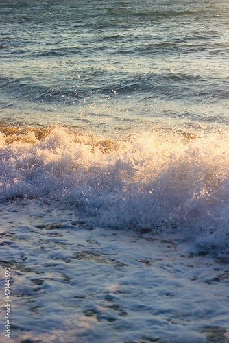 waves on the beach