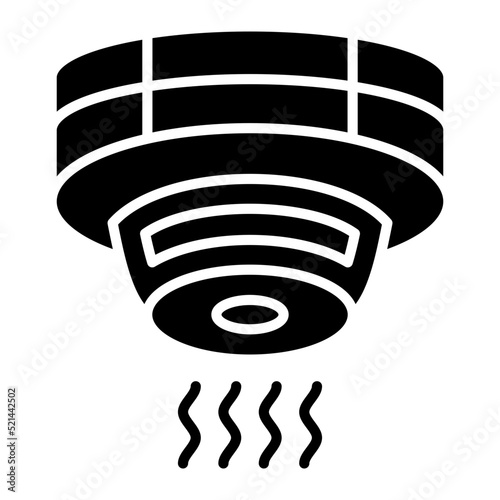 Smoke Detector Line Icon
