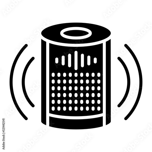 Smart Speaker Line Icon