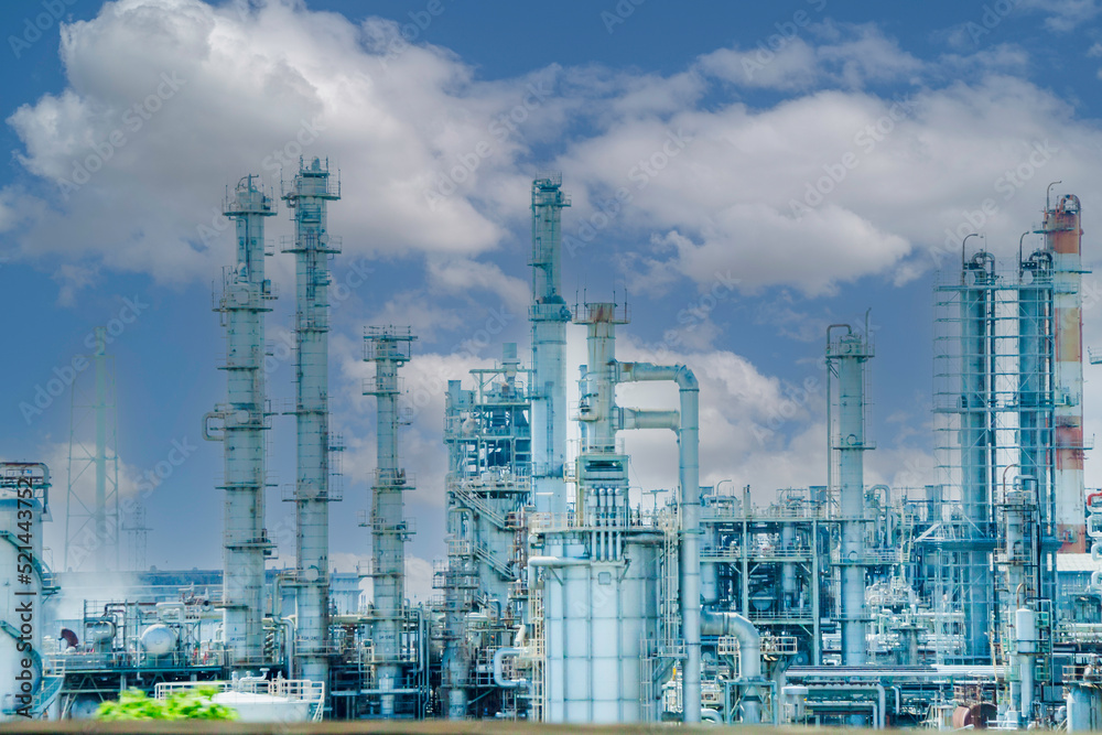 Fototapeta premium 工業地帯イメージ