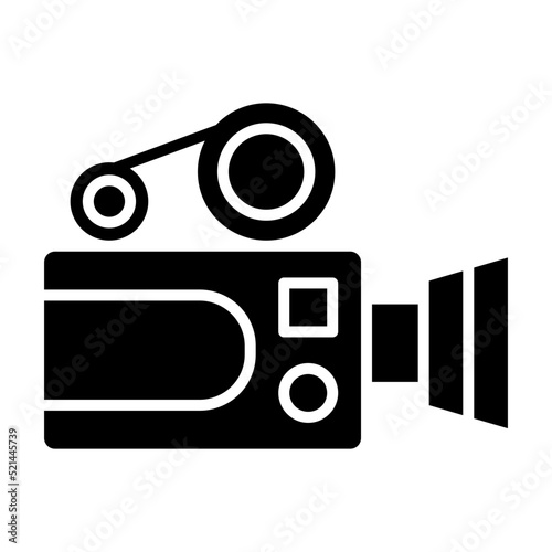 Video Camera Line Icon