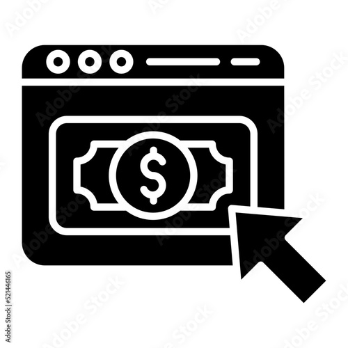 Pay Per Click Line Icon