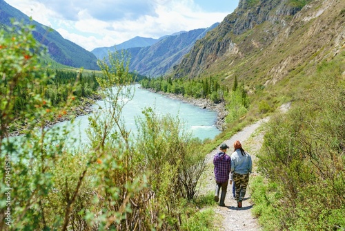 hiking in the Altay mountains