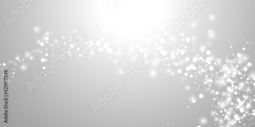 silver background bokeh bling snow flake confetti photo
