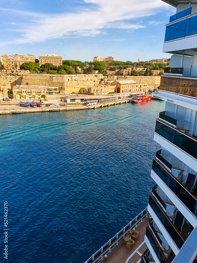 Vista del porto di La Valletta, Malta Vista del porto di La Valletta, Malta