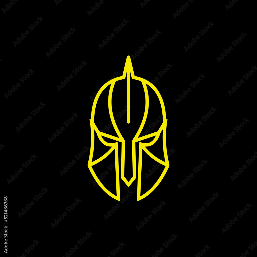 abstract spartan logo vector design template abstract spartan logo vector design template