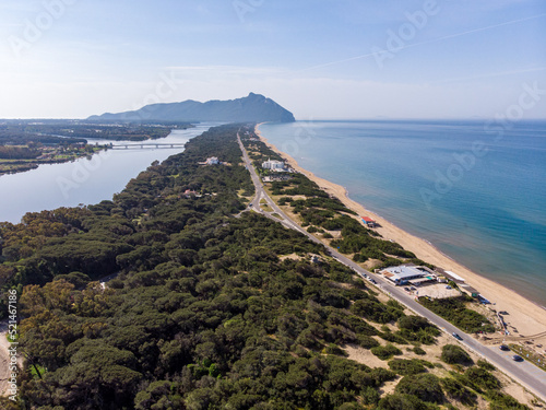 Sabaudia e il monte Circeo
