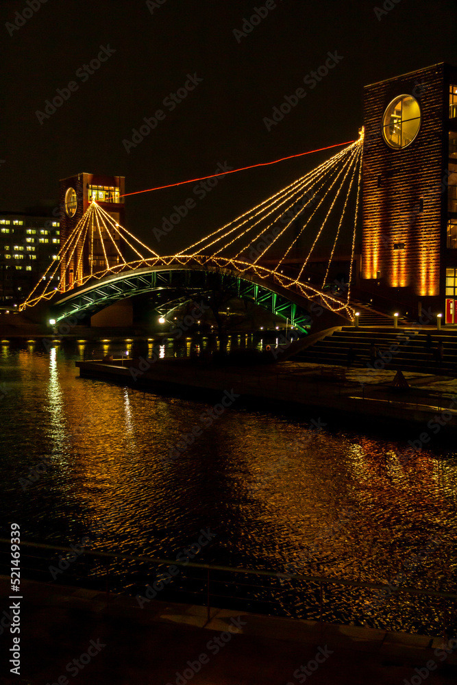 Obraz premium 富山市 富岩運河環水公園 ライトアップ