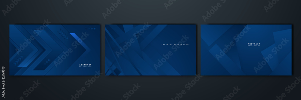 Abstract blue background poster with dynamic lights. Technology network vector illustration.