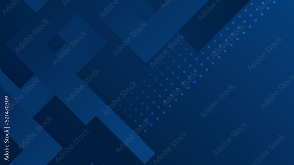 Modern professional blue vector abstract technology business background with lines and geometric shapes. Dark blue abstract background for business presentation, social media template, poster, and ads