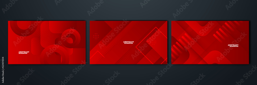 Abstract geometric red background Abstract geometric red background
