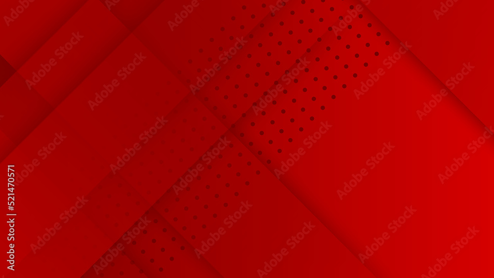 Obraz premium Abstract geometric red background