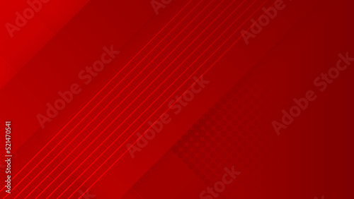 Abstract geometric red background