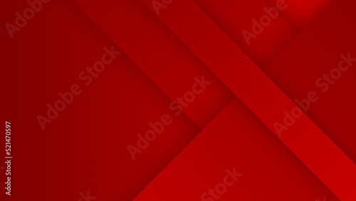 Abstract geometric red background