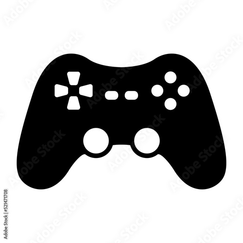 Game pad icon. Game controller vector illustration