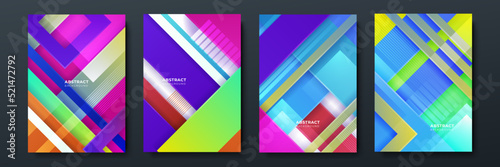 Colourful abstract background for poster, cover, brochure, presentation, annual report. Colorful geometric background, vector illustration. Modern wallpaper design for social media, idol poster.