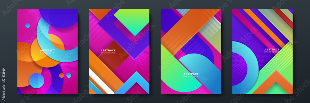 Colourful abstract background for poster, cover, brochure, presentation, annual report. Colorful geometric background, vector illustration. Modern wallpaper design for social media, idol poster. Colourful abstract background for poster, cover, brochure, presentation, annual report. Colorful geometric background, vector illustration. Modern wallpaper design for social media, idol poster.