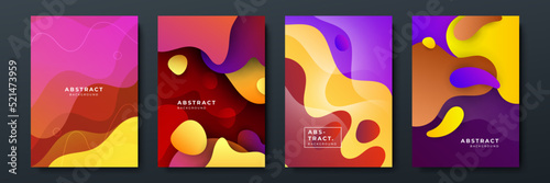 Colourful abstract background for poster, cover, brochure, presentation, annual report. Colorful geometric background, vector illustration. Modern wallpaper design for social media, idol poster.