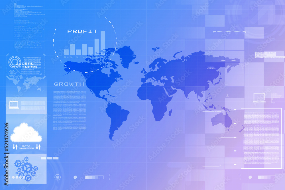 2d illustration world map abstract background 2d illustration world map abstract background