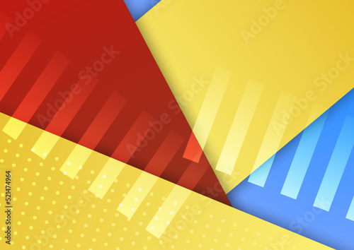 Wallpaper Mural Colourful abstract background. Modern abstract covers, minimal covers design. Colorful geometric background, vector illustration. Torontodigital.ca