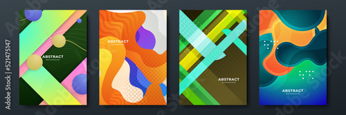 Colourful abstract background for poster, cover, brochure, presentation, annual report. Colorful geometric background, vector illustration. Modern wallpaper design for social media, idol poster.