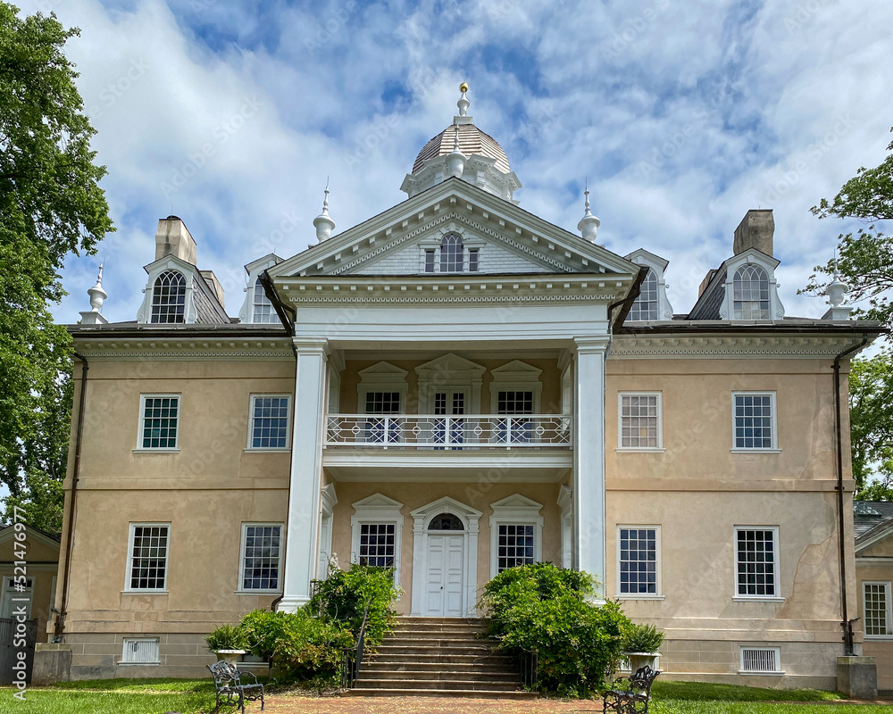 Hampton National Historic Site in Towson, Maryland. Hampton Mansion, a
