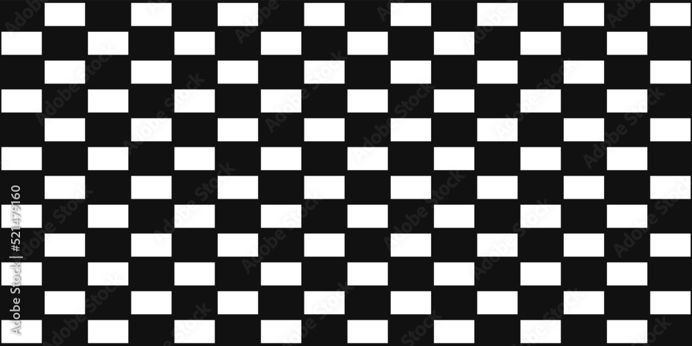 Fototapeta premium White bricks in a seamless primitive pattern. White rectangles stacked in a grid.