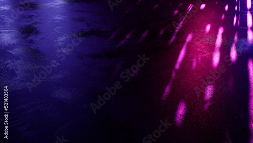 wet concrete floor background,cyberpunk neon navy pink lights,modern copy space