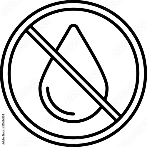 No Water Icon