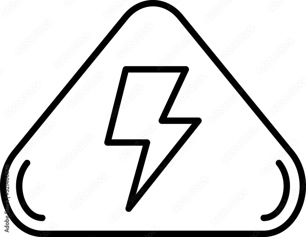Electrical Hazard Icon Electrical Hazard Icon