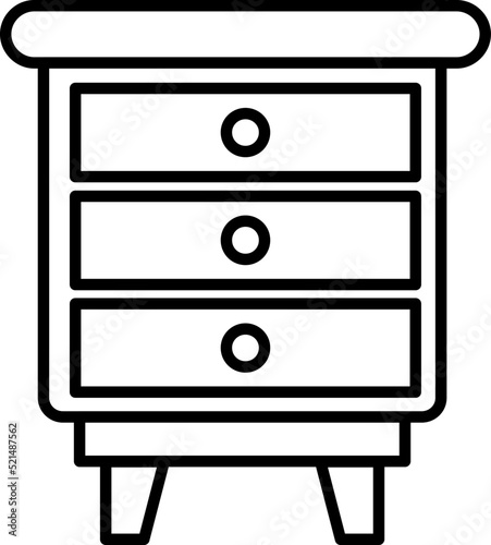 Chest Of Drawers Icon