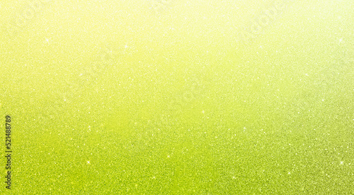 Bright lemon lime green yellow gradient color glittering sparkles shiny glow texture background.