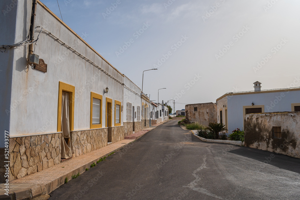 Cityscape of the village of Albaricoques (Almeria, Andalusia,Spain)