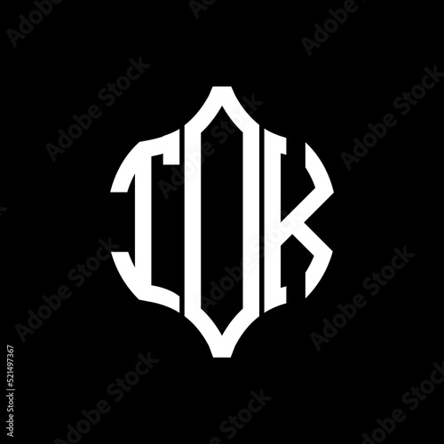TOK letter logo. TOK best black background vector image. TOK Monogram logo design for entrepreneur and business.
