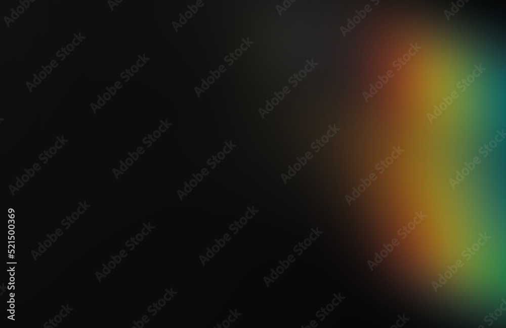 Photography of rainbow. Rainbow on black background. Abctract web