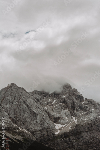 clouds over the mountain