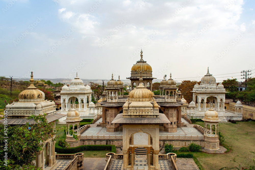 Majestic Royal Gaitor Tumbas in Jaipur, India