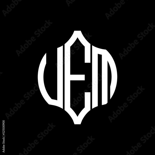 VEM letter logo. VEM best black background vector image. VEM Monogram logo design for entrepreneur and business.
