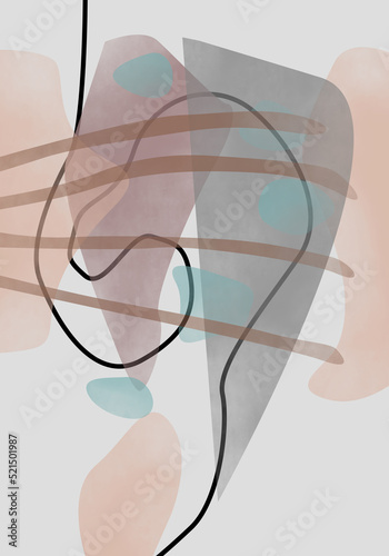 Abstract image for printing