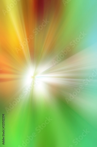 Abstract background in yellow, orange and green colors