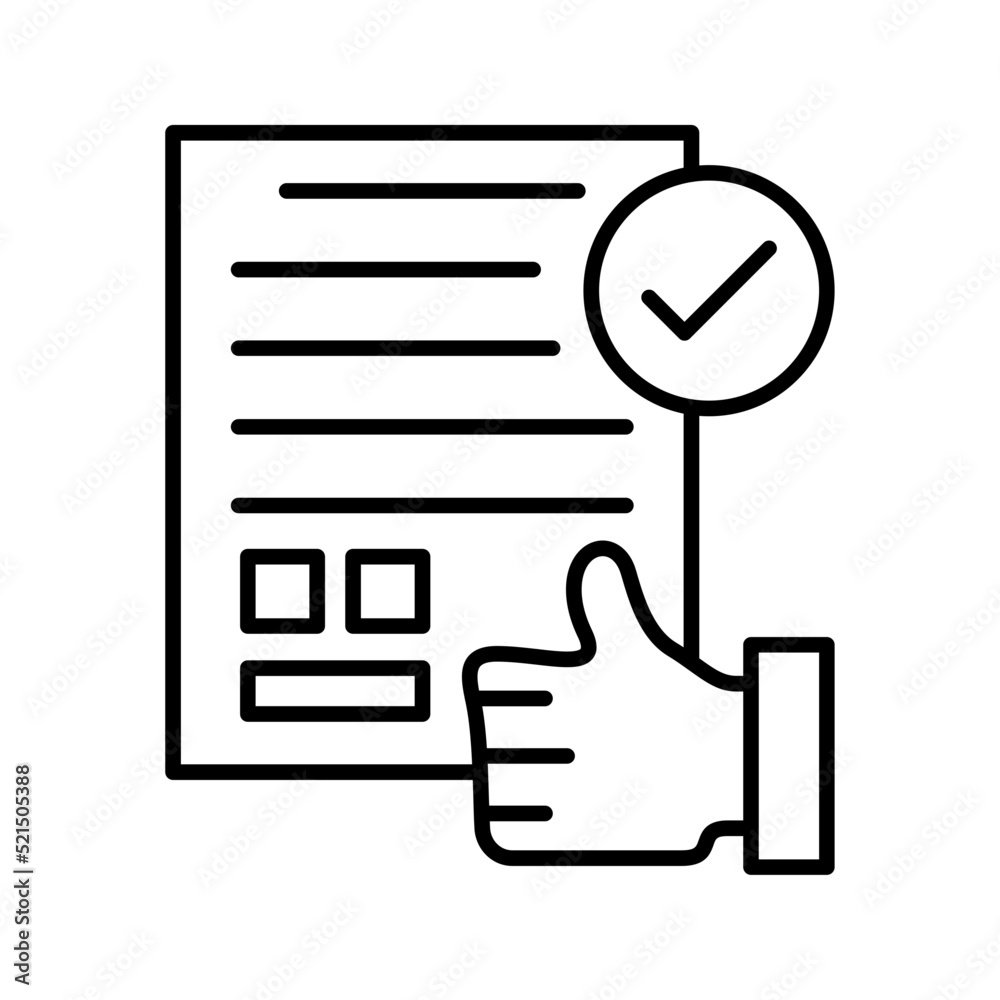 Agree or aproved icon design for business Agree or aproved icon design for business
