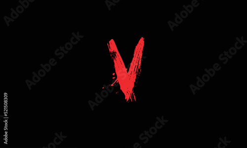 Alphabet letters Initials Monogram logo V ''PENTING'PENTING V 'V AND PENTING