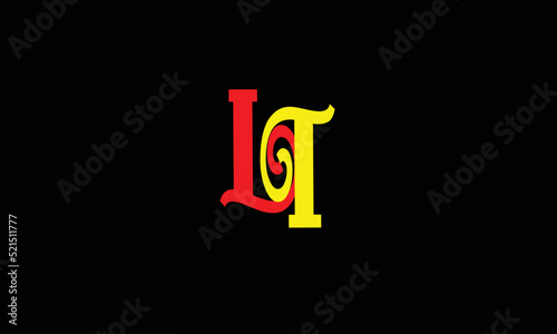  Alphabet letters Initials Monogram logo L T' T 'L 'T AND L. photo