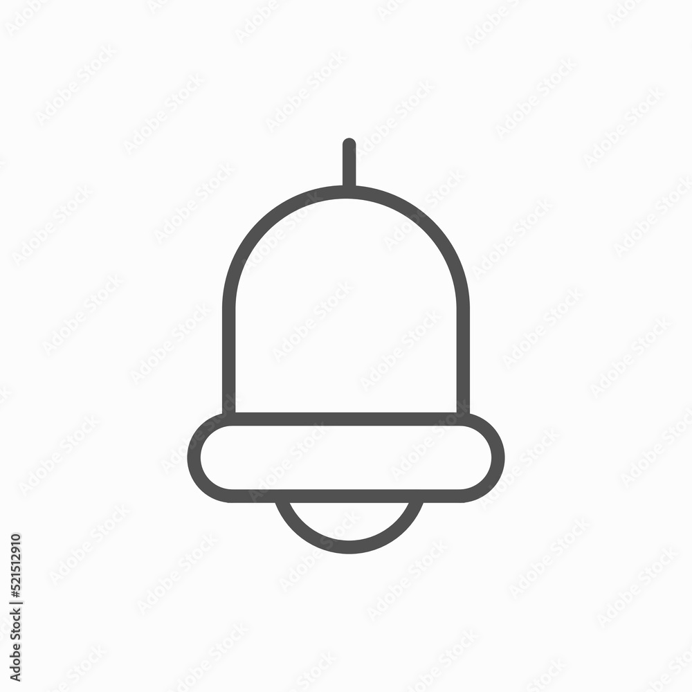 Vector Bell Icon Symbol. symbol for your web site design Vector Bell Icon Symbol. symbol for your web site design